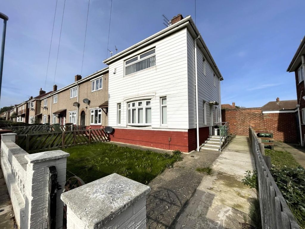2 bed end terrace house for sale in Skelton Street, West View, Hartlepool TS24, £70,000