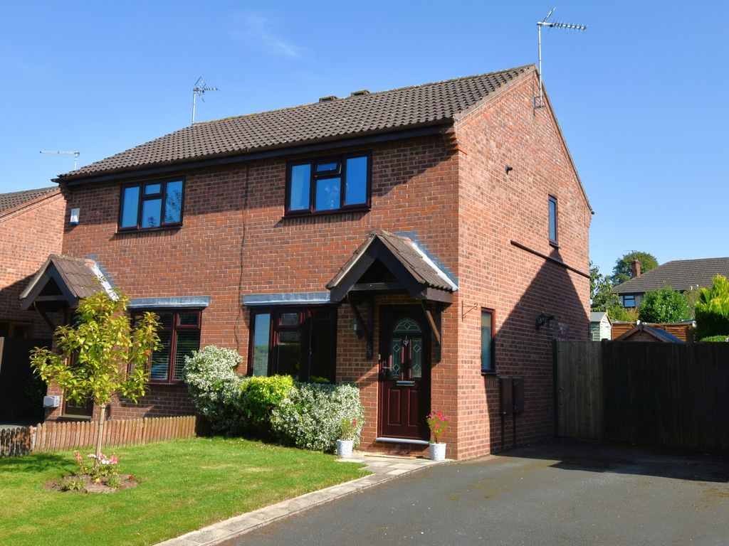 2 bed semi-detached house for sale in Hospital Lane, Market Drayton TF9, £179,950