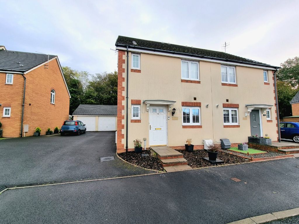 3 bed semi-detached house for sale in Lawnt Y Marlat, Margam Villlage, Port Talbot, Neath Port Talbot. SA13, £219,950
