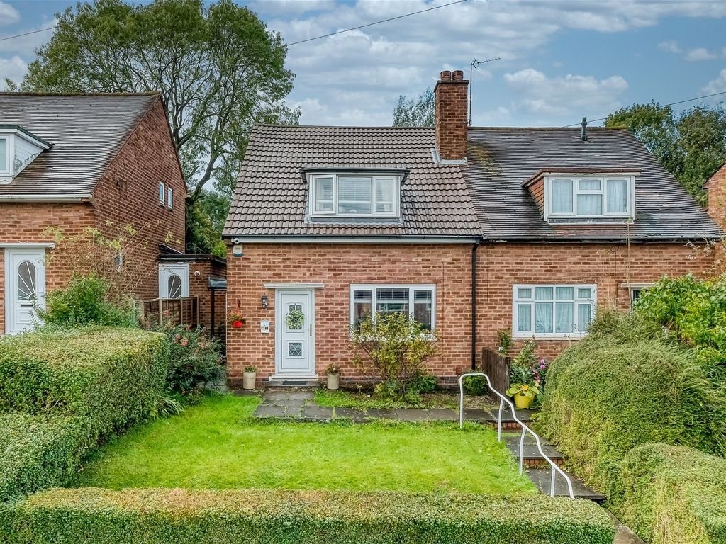 2 bed semi-detached house for sale in Shepley Road, Rednal, Birmingham B45, £185,000