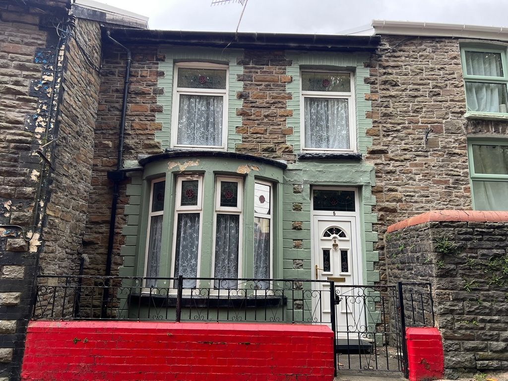 4 bed terraced house for sale in High Street Porth -, Porth CF39, £69,950