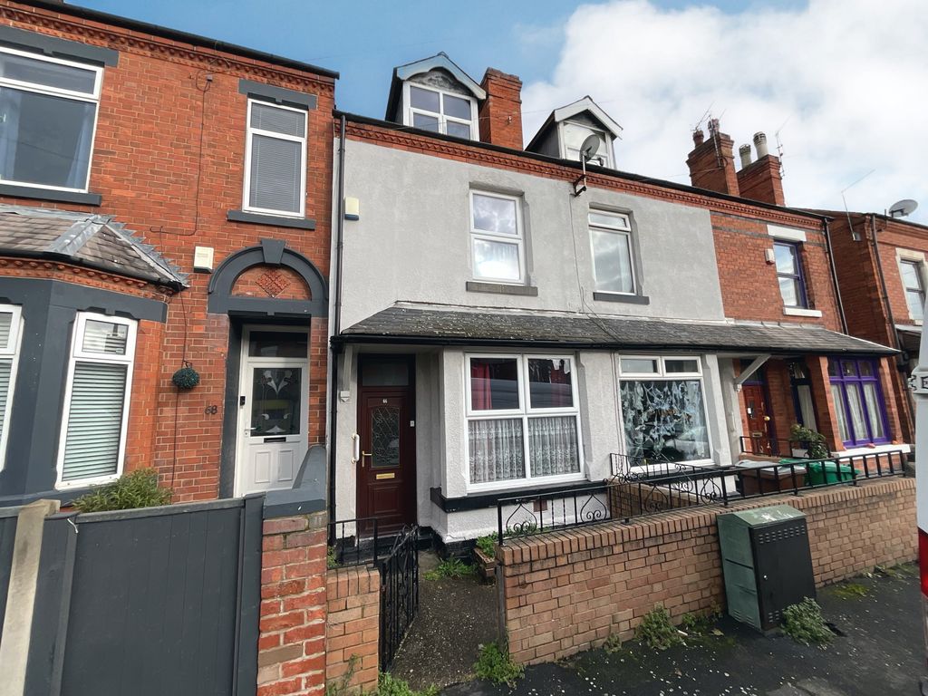 2 bed terraced house for sale in Wilton Street, Nottingham NG6, £115,000
