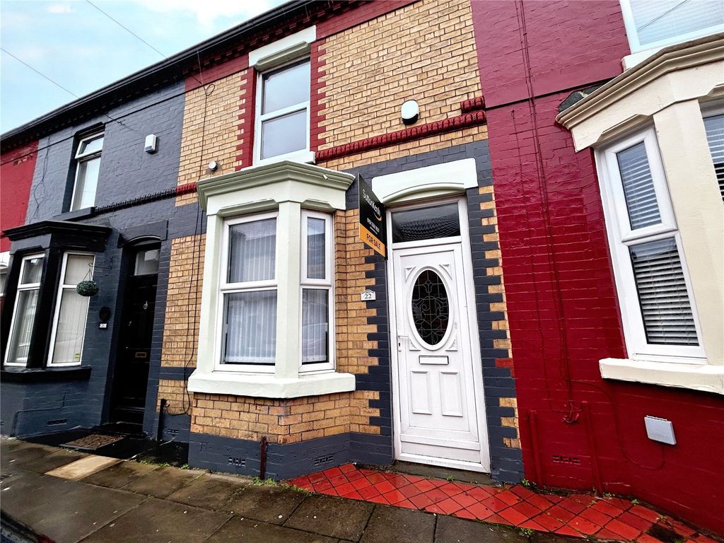2 bed terraced house for sale in Sunbeam Road, Liverpool, Merseyside L13, £120,000