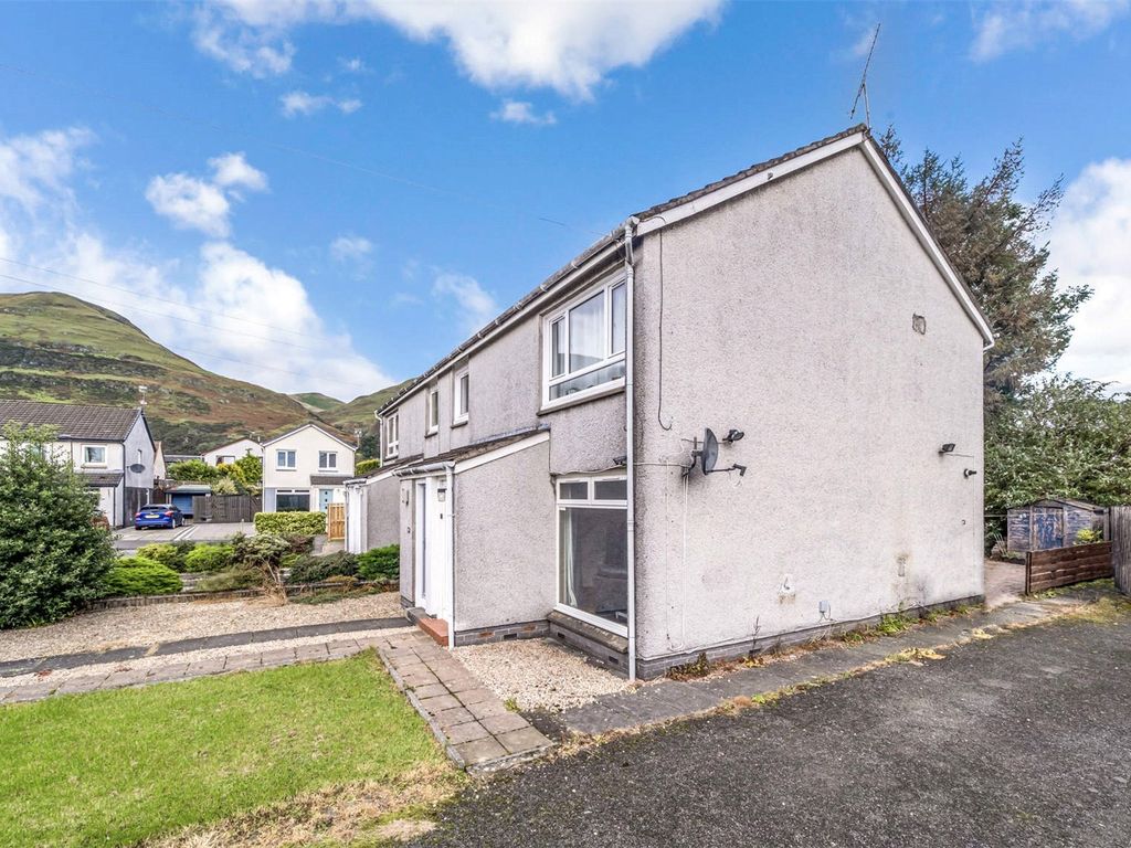 2 bed flat for sale in Brookfield Place, Alva, Clackmannanshire FK12, £95,000