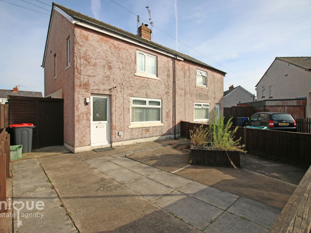 2 bed semi-detached house for sale in Hamlet Road, Fleetwood FY7, £105,000