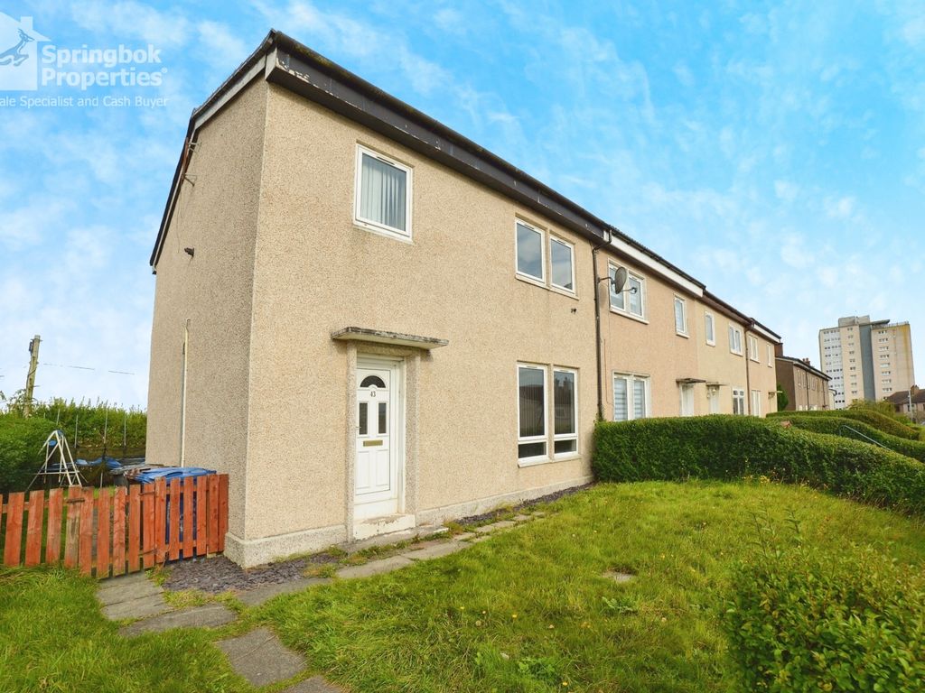 3 bed terraced house for sale in Mossgiel Drive, Clydebank, Dunbartonshire (Dumbarton) G81, £90,000