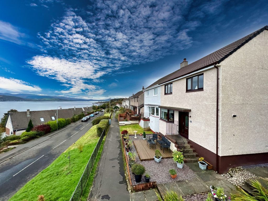 3 bed semi-detached house for sale in St. Andrews Drive, Gourock PA19, £239,995