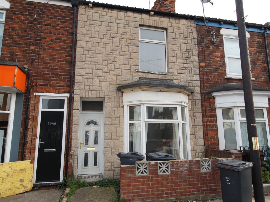 2 bed terraced house for sale in Buckingham Street, Hull HU8, £55,000