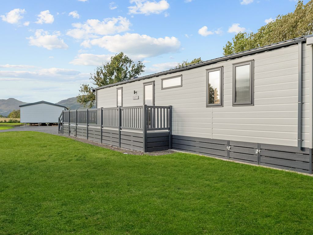 2 bed mobile/park home for sale in Bower Lodge 2, The Woods Caravan Park, Alva, Clackmannanshire FK10, £99,500