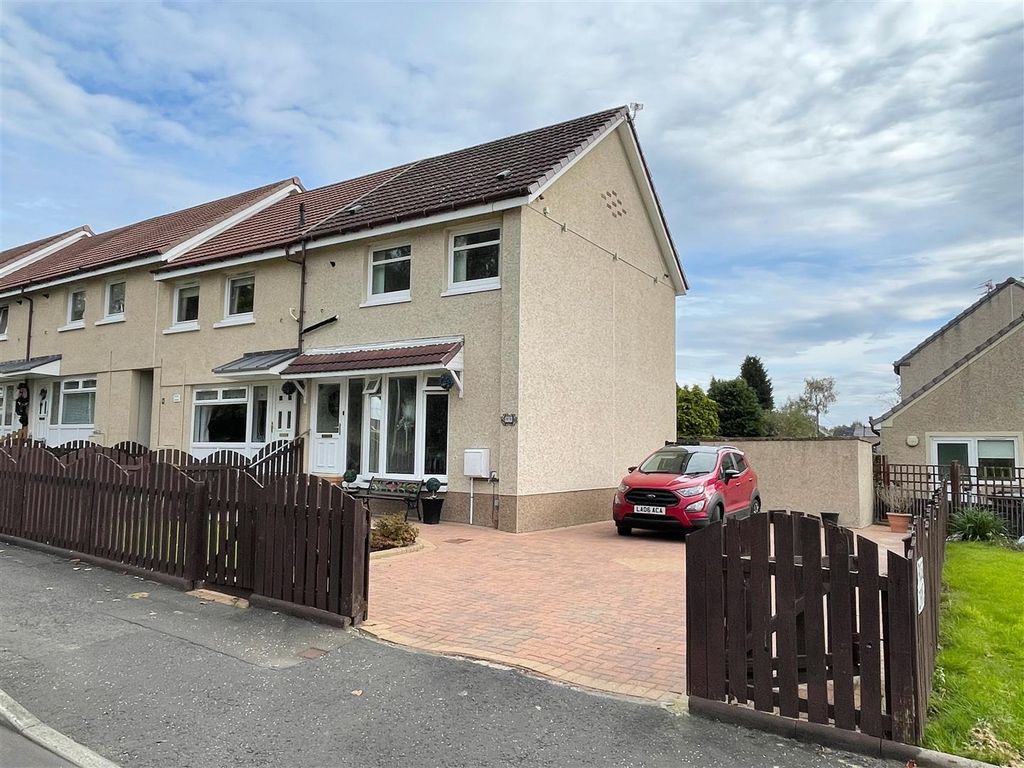 2 bed end terrace house for sale in Ross Drive, Uddingston, Glasgow G71, £120,000