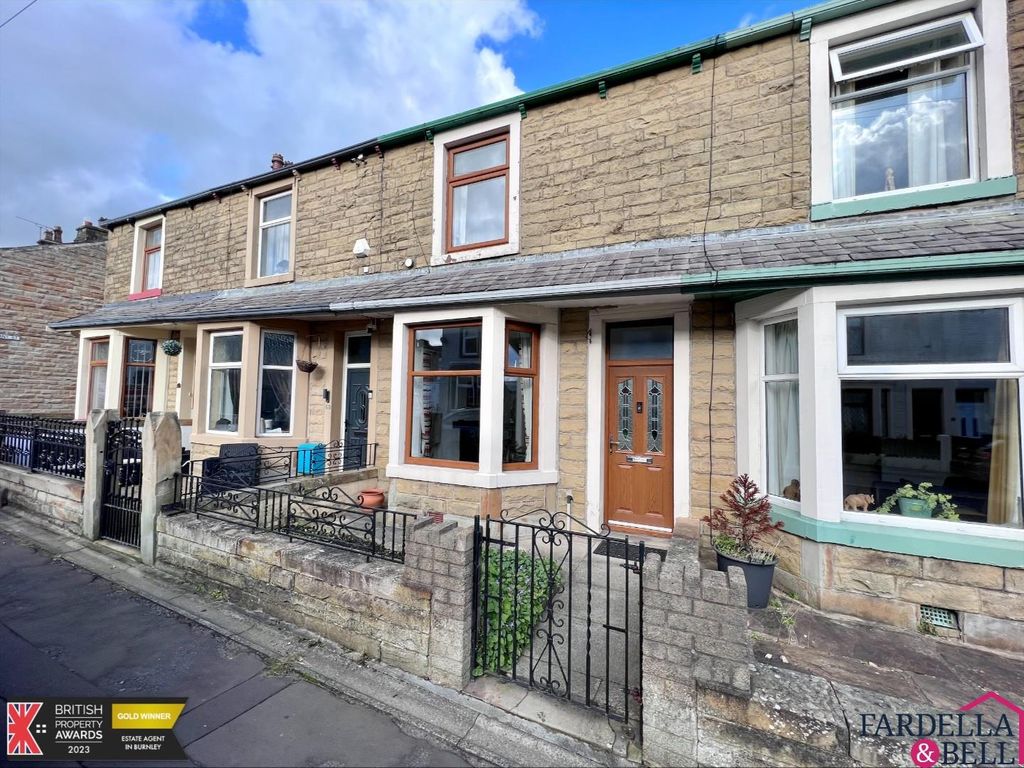 2 bed terraced house for sale in Hapton Road, Padiham, Burnley BB12, £90,000