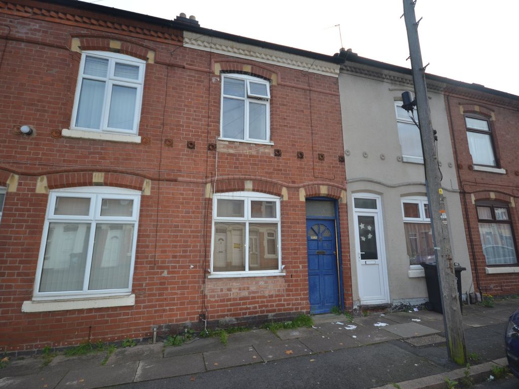 2 bed terraced house for sale in Ridley Street, Leicester LE3, £150,000