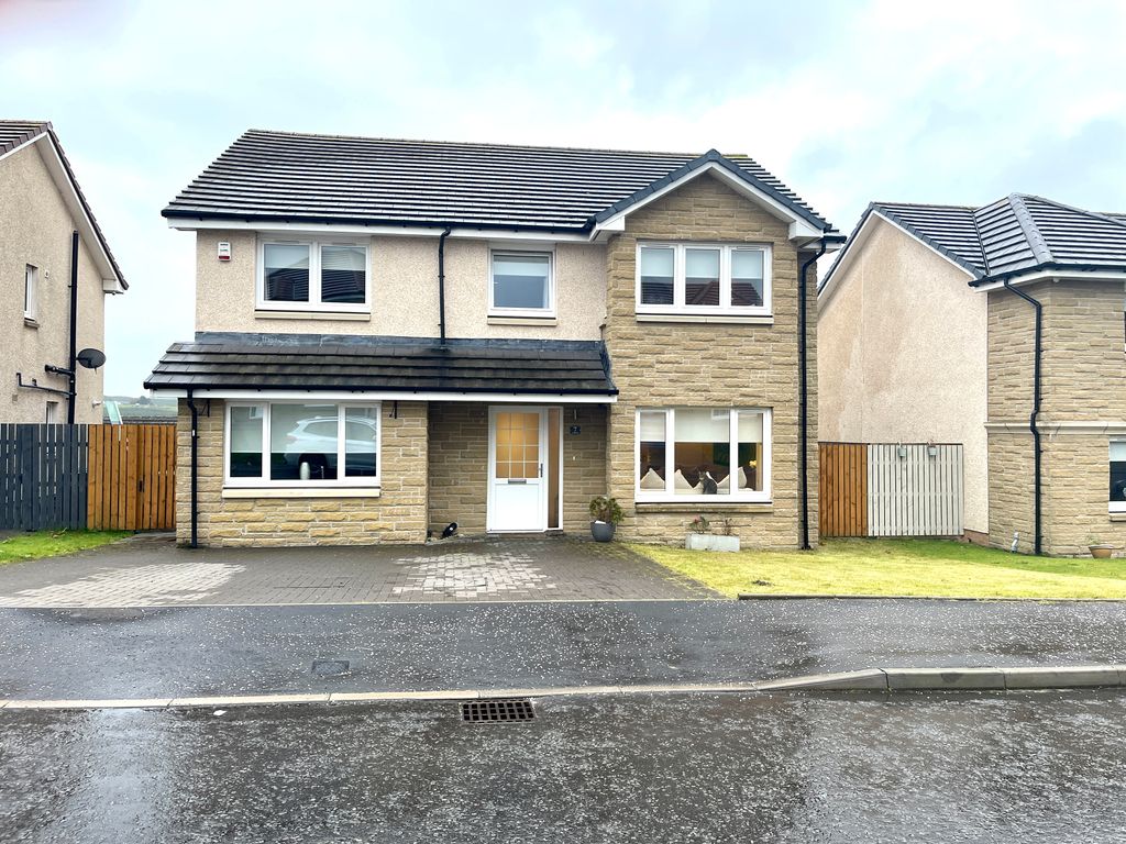 4 bed detached house for sale in Brodie Way, Airdrie ML6, £249,995