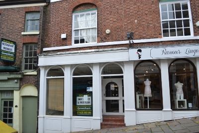 Retail premises to let in Church Street, Macclesfield SK11, £14,000 pa
