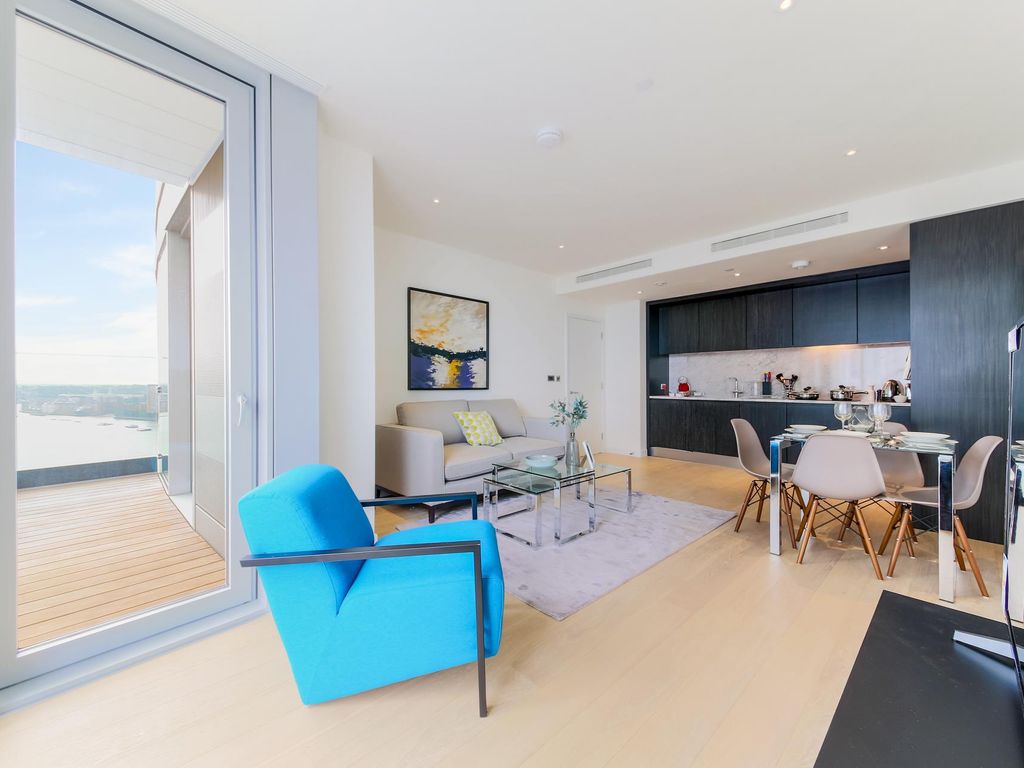 1 bed flat for sale in Charrington Tower, New Providence Wharf, London E14, £475,000