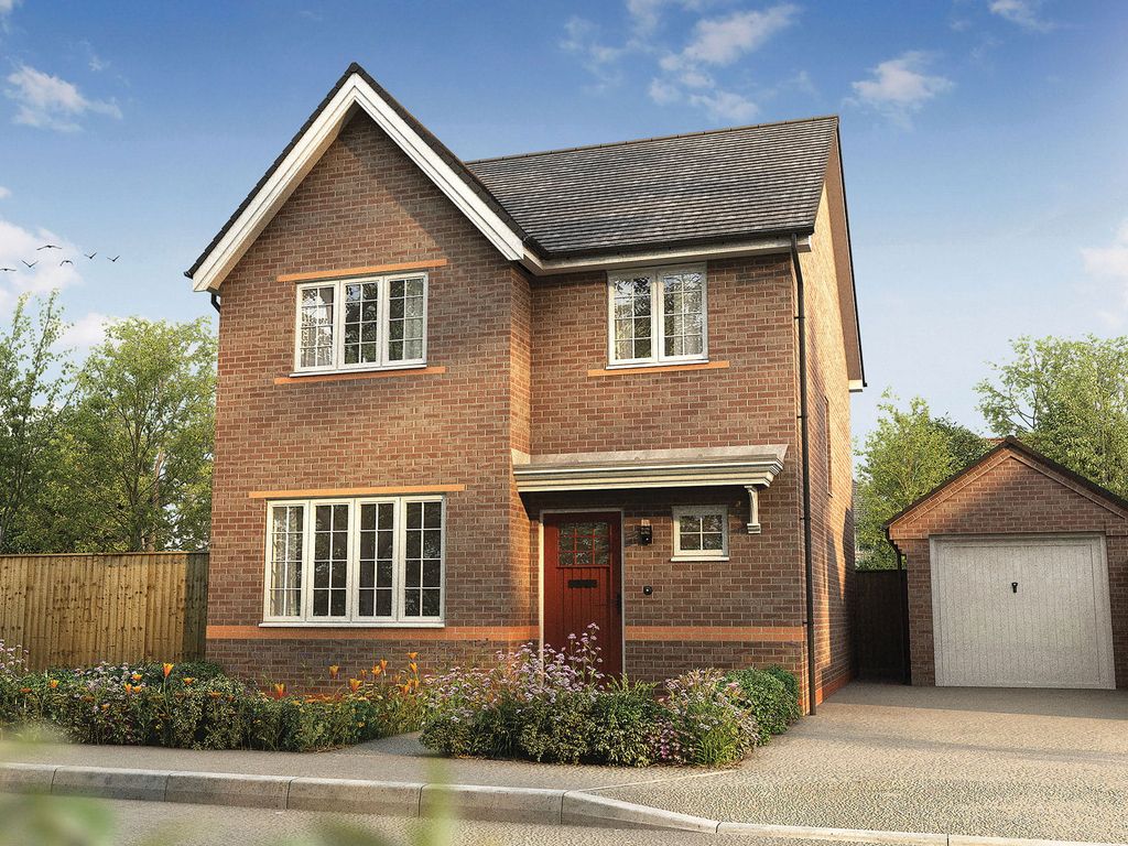 New home, 4 bed detached house for sale in "The Hallam" at Mill Road, Cranfield, Bedford MK43, £435,000