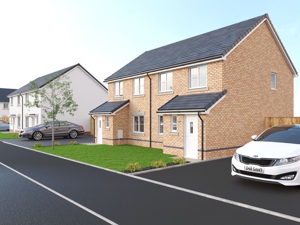 New home, 3 bed semi-detached house for sale in The Ogmore, Hawtin Meadows, Pontllanfraith, Blackwood, Caerphilly NP12, £229,995