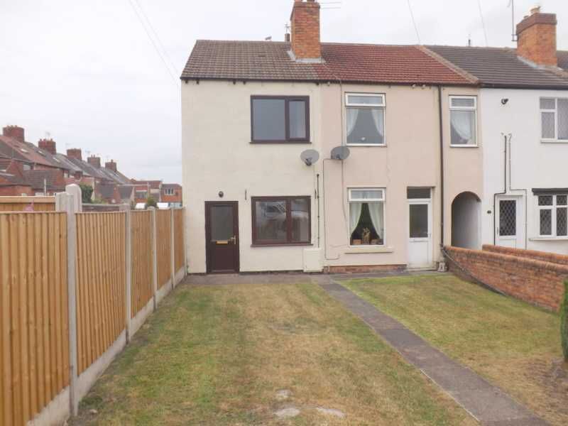 2 bed end terrace house to rent in Rotherham Road, Clowne, Chesterfield S43, £600 pcm