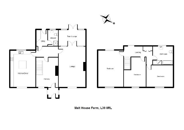 3 bed farmhouse to rent in Malt House Farm, Narrow Lane, Halsall, Lancashire L39, £1,175 pcm