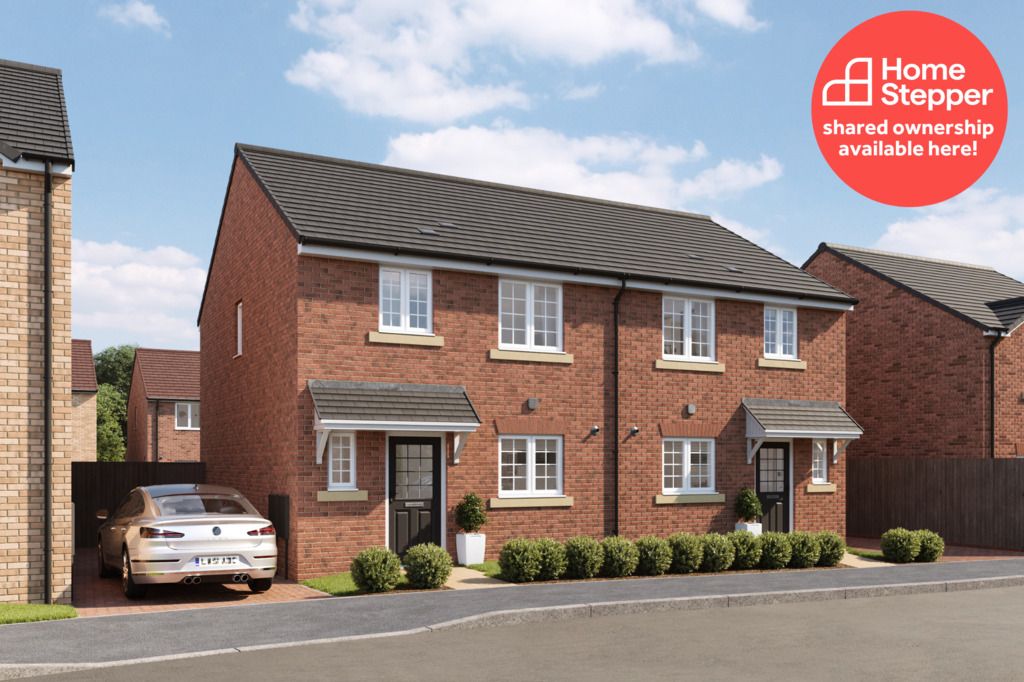 New home, 3 bed semi-detached house for sale in "Eveleigh" at Douglas Crescent, Auckland Park, Bishop Auckland DL14, £92,998