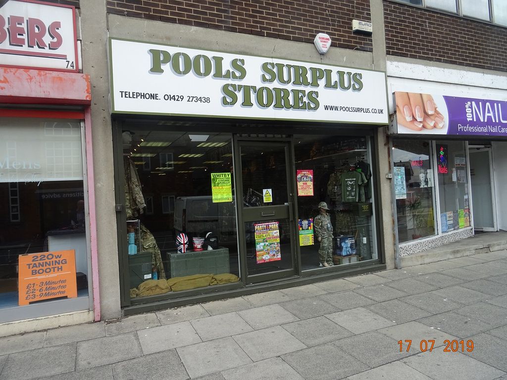 Retail premises to let in 72 Park Road, Hartlepool T26, £6,500 pa