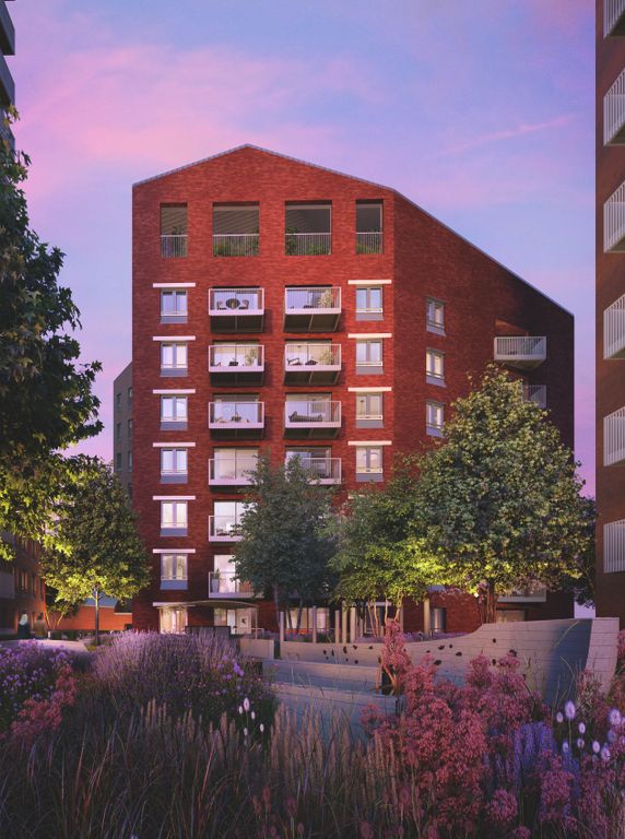 New home, Studio for sale in C.03.06, Three Waters, Bow Creek, London E3, £343,250