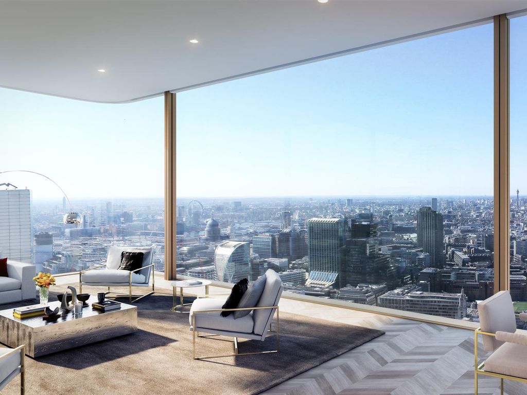 3 bed flat for sale in Penthouse Principal Tower, Shoreditch, London EC2A, £9,500,000
