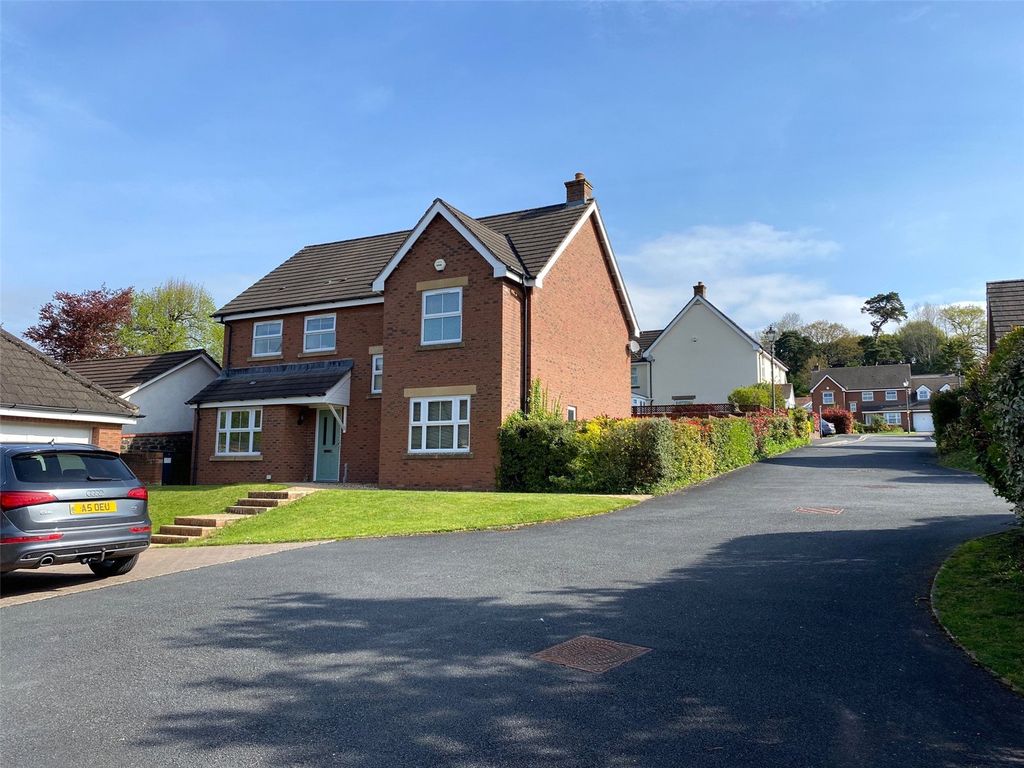 4 bed detached house for sale in School Gardens, Brecon, Powys LD3, £495,000