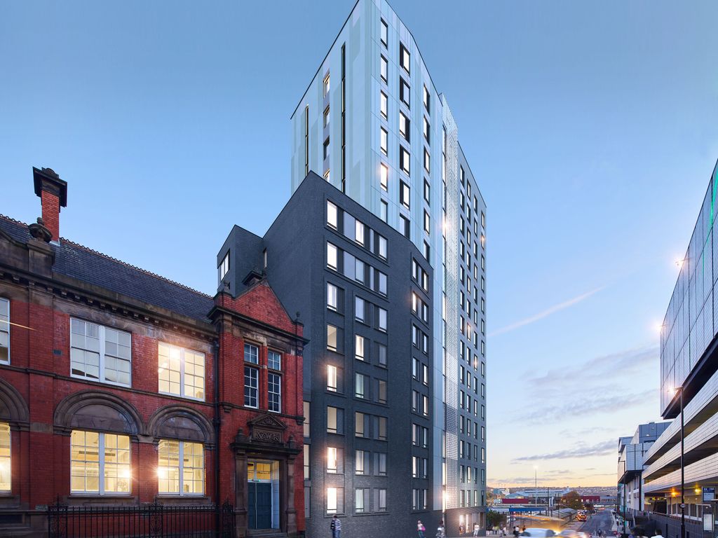 New home, 1 bed flat for sale in Pond Street, Sheffield S1, £75,000