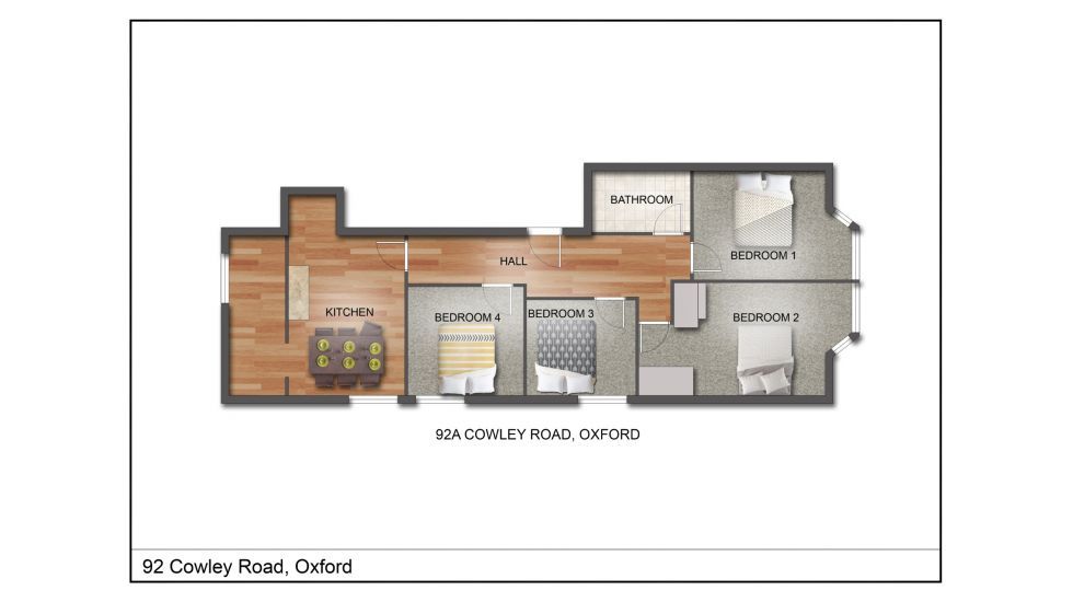 4 bed flat to rent in Cowley Road, Oxford OX4, £2,780 pcm