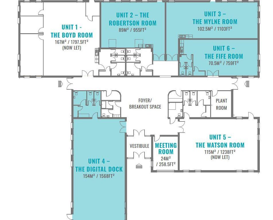 Office to let in Unit 2, The Robertson Room, The Fairmile Building, Sandbank Business Park, Dunoon, Argyll And Bute PA23, £7,650 pa