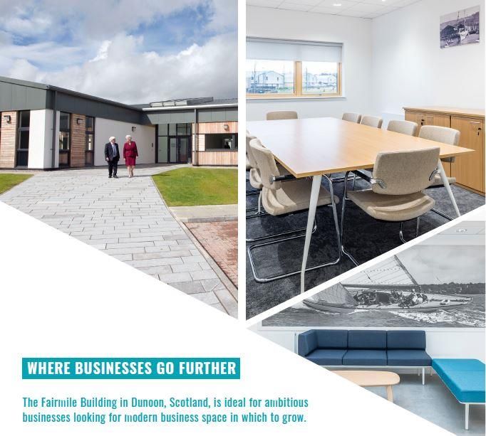 Office to let in Unit 4, The Digital Dock, The Fairmile Building, Sandbank Business Park, Dunoon, Argyll And Bute PA23, £12,550 pa