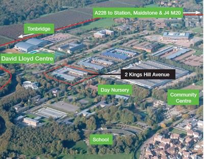 Office to let in 2 Kings Hill Avenue, Kings Hill, West Malling ME19, £56,136 pa