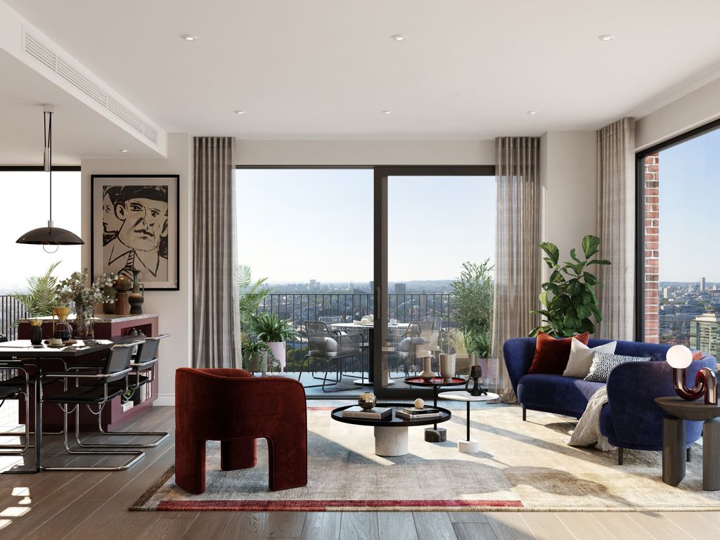 New home, 2 bed flat for sale in Embassy Gardens Marketing Suite, 3 Viaduct Gardens, Nine Elms, London SW11, £1,185,000