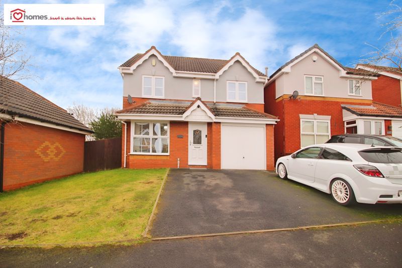 4 bed detached house for sale in Quantock Close, Brownhills, Walsall WS8, £329,950