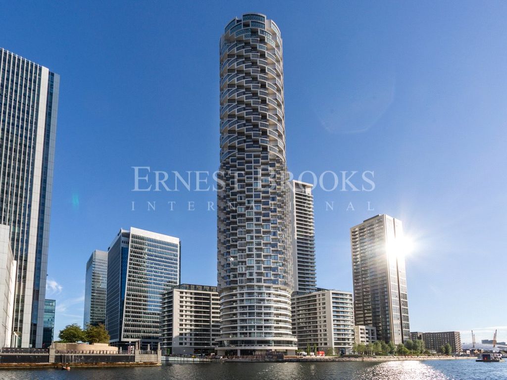 1 bed flat for sale in One Park Drive, Canary Wharf E14, £920,000