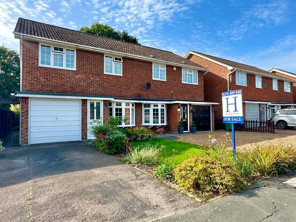 3 bed semi-detached house for sale in Gresham Way, Frimley Green, Camberley GU16, £450,000