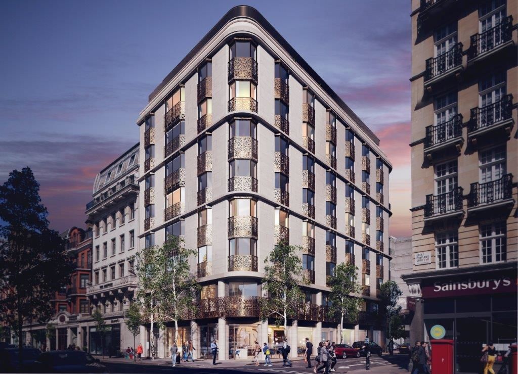 1 bed flat for sale in Great Portland Street, Marylebone W1W, £1,585,000