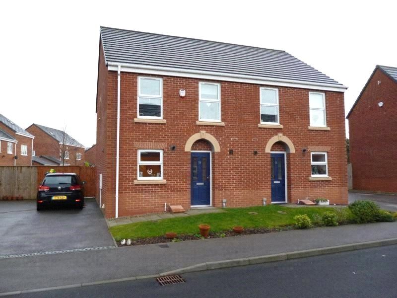 3 bed semi-detached house to rent in Cavell Drive, Bowburn, Durham DH6, £775 pcm