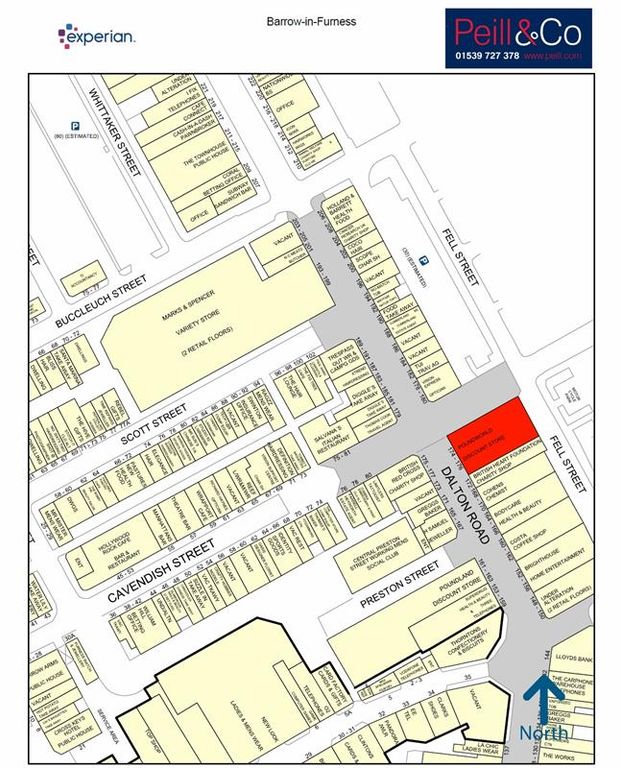 Retail premises to let in 174-176 Dalton Road, Barrow-In-Furness, Cumbria LA14, £55,000 pa
