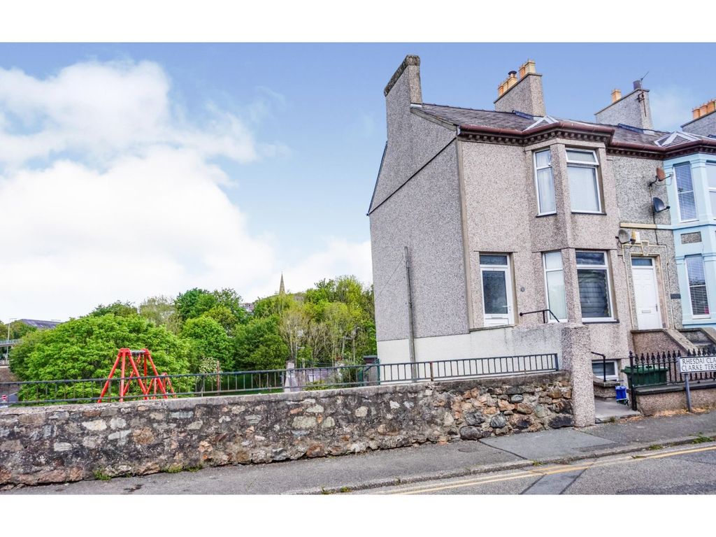 4 bed end terrace house for sale in Clarke Terrace, Caernarfon LL55, £185,000
