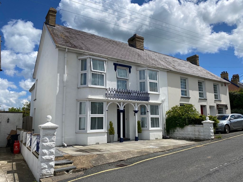 6 bed semi-detached house for sale in Aberporth, Cardigan SA43, £465,000