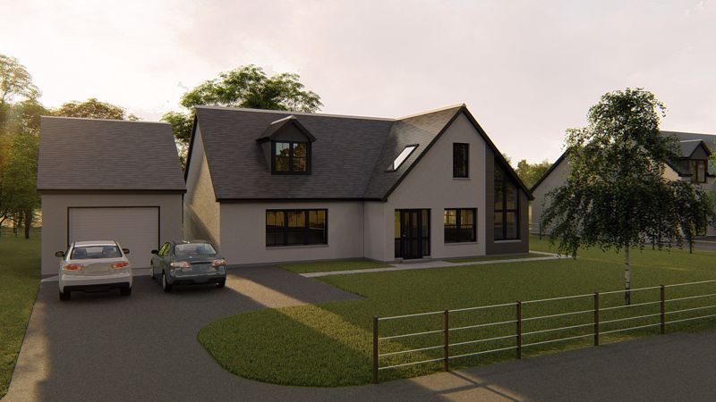 New home, Land for sale in Plots Auchleven, Insch, Aberdeenshire AB52, £50,000
