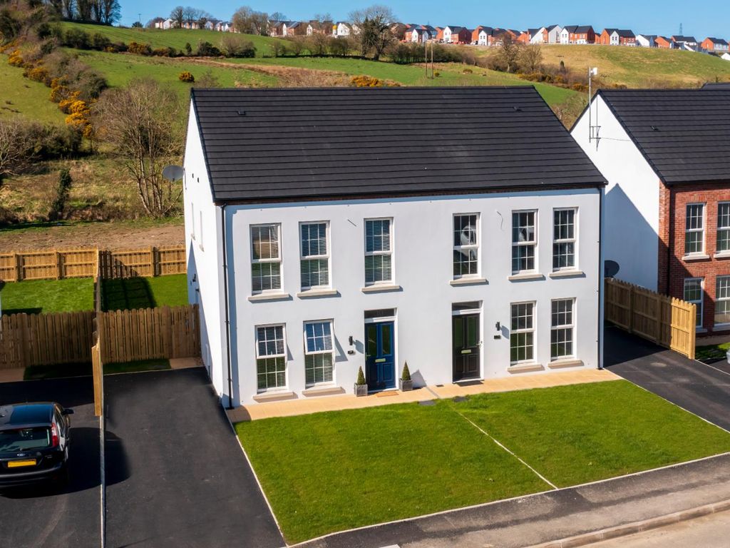 New home, 4 bed semi-detached house for sale in The Iris, The Hillocks, Londonderry BT47, £194,950