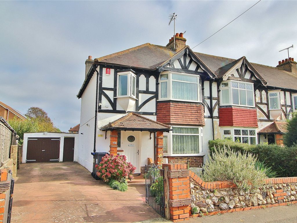3 bed end terrace house for sale in Balcombe Avenue, Broadwater, Worthing, West Sussex BN14, £485,000
