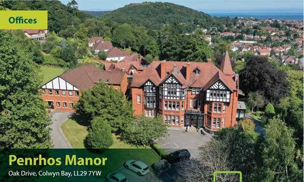 Office to let in Penrhos Manor, Oak Drive, Colwyn Bay, Conwy LL29, £3,888 pa