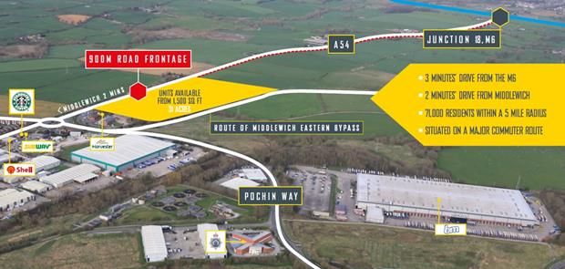 Land to let in Magnitude, Middlewich, Cheshire CW10, Non quoting