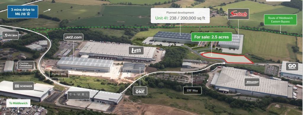 Industrial to let in Plot 43 Magnitude, Middlewich, Cheshire CW10, Non quoting