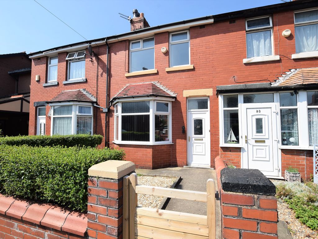 3 bed terraced house for sale in Threlfall Road, Blackpool FY1, £114,950