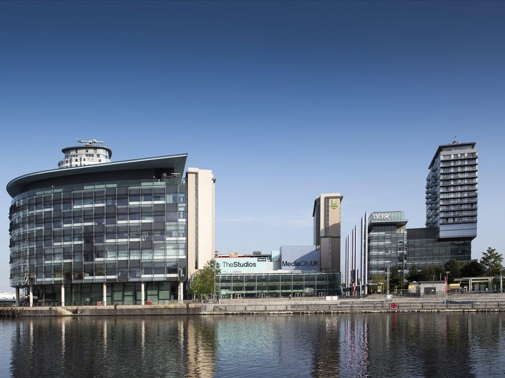 Serviced office to let in 1 Lowry Plaza, The Quays, Digital World Centre, Salford, Manchester M50, £1,908 pa